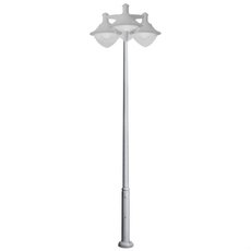 Светильник для уличного освещения с арматурой серого цвета, плафонами прозрачного цвета Fumagalli V50.372.A30.LXH27