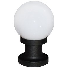 Светильник для уличного освещения с арматурой чёрного цвета, плафонами белого цвета Lumien Hall 81100.04.15.01