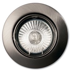 Точечный светильник с арматурой никеля цвета Ideal Lux SWING FI1 NICKEL