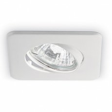 Точечный светильник с арматурой белого цвета Ideal Lux LOUNGE FI1 BIANCO