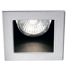 Точечный светильник с металлическими плафонами алюминия цвета Ideal Lux FUNKY FI1 ALLUMINIO