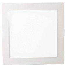Точечный светильник с арматурой белого цвета, плафонами белого цвета Ideal Lux GROOVE FI1 20W SQUARE 3000K