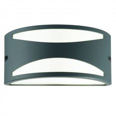 Светильник для уличного освещения с арматурой серого цвета Ideal Lux REX-3 AP1 ANTRACITE