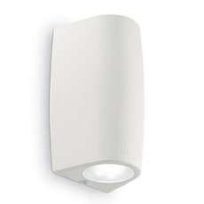 Светильник для уличного освещения с арматурой белого цвета, плафонами белого цвета Ideal Lux KEOPE AP1 SMALL BIANCO