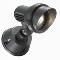Светильник для уличного освещения с плафонами серого цвета Ideal Lux TERRA AP1 SMALL ANTRACITE