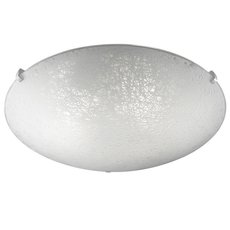 Настенно-потолочный светильник с стеклянными плафонами белого цвета Ideal Lux LANA PL2