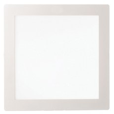 Точечный светильник с арматурой белого цвета, плафонами белого цвета Ideal Lux GROOVE FI1 30W SQUARE 3000K