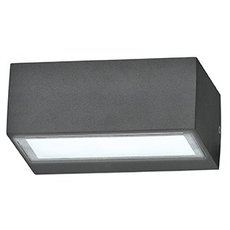 Светильник для уличного освещения с арматурой чёрного цвета Ideal Lux TWIN AP1 NERO