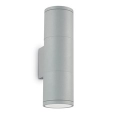 Светильник для уличного освещения с плафонами серого цвета Ideal Lux GUN AP2 SMALL GRIGIO