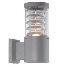 Светильник для уличного освещения с арматурой серого цвета, стеклянными плафонами Ideal Lux TRONCO AP1 GRIGIO