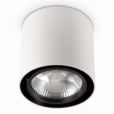 Точечный светильник с арматурой белого цвета Ideal Lux MOOD PL1 BIG ROUND BIANCO