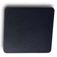 Бра с арматурой чёрного цвета Ideal Lux COVER AP D20 SQUARE NERO