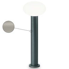 Светильник для уличного освещения с арматурой серого цвета, пластиковыми плафонами Ideal Lux ARMONY PT1 H60 GRIGIO