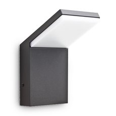 Светильник для уличного освещения с арматурой серого цвета, пластиковыми плафонами Ideal Lux STYLE AP ANTRACITE 4000K