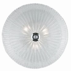 Светильник с стеклянными плафонами прозрачного цвета Ideal Lux SHELL PL3 TRASPARENTE