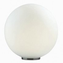 Настольная лампа с стеклянными плафонами белого цвета Ideal Lux MAPA BIANCO TL1 D40