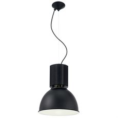 Светильник с арматурой чёрного цвета, плафонами чёрного цвета Ideal Lux HANGAR SP1 NERO