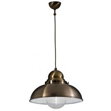 Светильник с металлическими плафонами бронзы цвета Ideal Lux SAILOR SP1 D43 BRUNITO