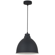 Светильник с арматурой чёрного цвета, металлическими плафонами Arte Lamp A2055SP-1BK