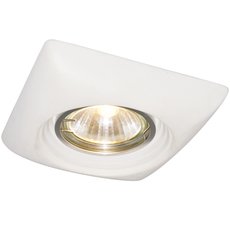 Точечный светильник с гипсовыми плафонами белого цвета Arte Lamp A5246PL-1WH
