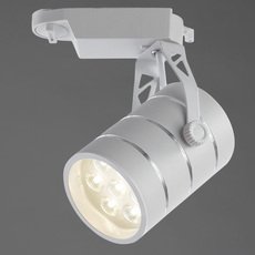Шинная система с металлическими плафонами белого цвета Arte Lamp A2707PL-1WH