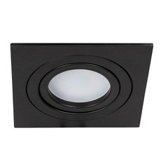Точечный светильник с арматурой чёрного цвета, металлическими плафонами Arte Lamp A2168PL-1BK