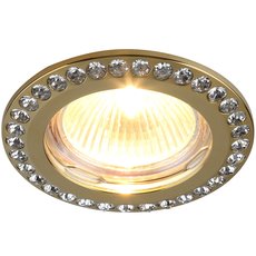 Точечный светильник с арматурой золотого цвета, плафонами золотого цвета Divinare 1405/01 PL-1