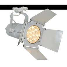 Шинная система с арматурой белого цвета, металлическими плафонами Arte Lamp A6312PL-1WH
