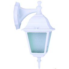 Светильник для уличного освещения с стеклянными плафонами неокрашенного цвета Arte Lamp A1012AL-1WH