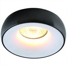 Точечный светильник с арматурой чёрного цвета, металлическими плафонами Divinare 1827/04 PL-1