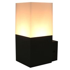 Светильник для уличного освещения с арматурой чёрного цвета, плафонами белого цвета Arte Lamp A8372AL-1GY