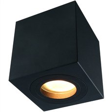 Точечный светильник с арматурой чёрного цвета, металлическими плафонами Divinare 1461/04 PL-1