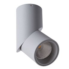 Точечный светильник с арматурой серого цвета, металлическими плафонами Arte Lamp A7717PL-1GY