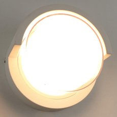 Светильник для уличного освещения с арматурой белого цвета, стеклянными плафонами Arte Lamp A8159AL-1WH