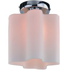 Точечный светильник с арматурой хрома цвета, стеклянными плафонами Arte Lamp A3479PL-1CC