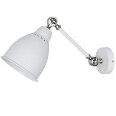 Бра с арматурой белого цвета, плафонами белого цвета Arte Lamp A2054AP-1WH