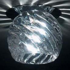 Точечный светильник с арматурой хрома цвета Donolux DL048CH/Glass
