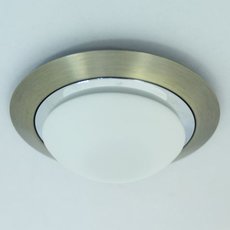Настенно-потолочный светильник с стеклянными плафонами белого цвета Donolux N1571-SN
