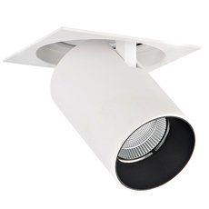 Точечный светильник с плафонами белого цвета Donolux DL18621/01SQ White Dim