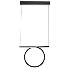 Светильник с арматурой чёрного цвета, плафонами белого цвета Donolux S111024/1 20W Black