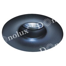 Точечный светильник с металлическими плафонами чёрного цвета Donolux DL20101R12W1B