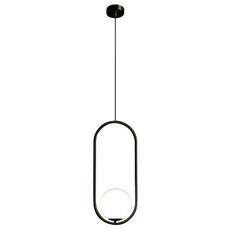 Светильник с арматурой чёрного цвета, плафонами белого цвета KINK Light 07632-1A,19