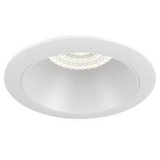 Точечный светильник с арматурой белого цвета, металлическими плафонами Maytoni DL051-1W