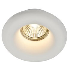 Точечный светильник с гипсовыми плафонами белого цвета Maytoni DL006-1-01-W