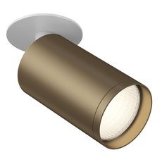 Точечный светильник с арматурой белого цвета, металлическими плафонами Maytoni C049CL-1WBZ
