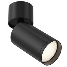 Точечный светильник с арматурой чёрного цвета, металлическими плафонами Maytoni C050CL-1B