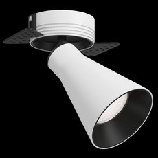 Точечный светильник с арматурой чёрного цвета, плафонами белого цвета Maytoni C060CL-1W