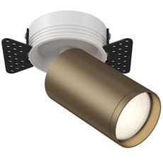 Точечный светильник с арматурой белого цвета, металлическими плафонами Maytoni C058CL-1WBZ