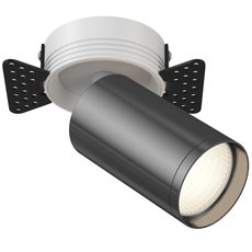 Точечный светильник с металлическими плафонами чёрного цвета Maytoni C058CL-1WGF