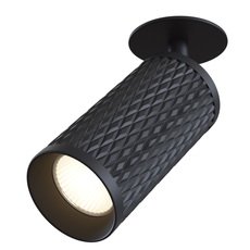 Точечный светильник с арматурой чёрного цвета Maytoni C037CL-01B
